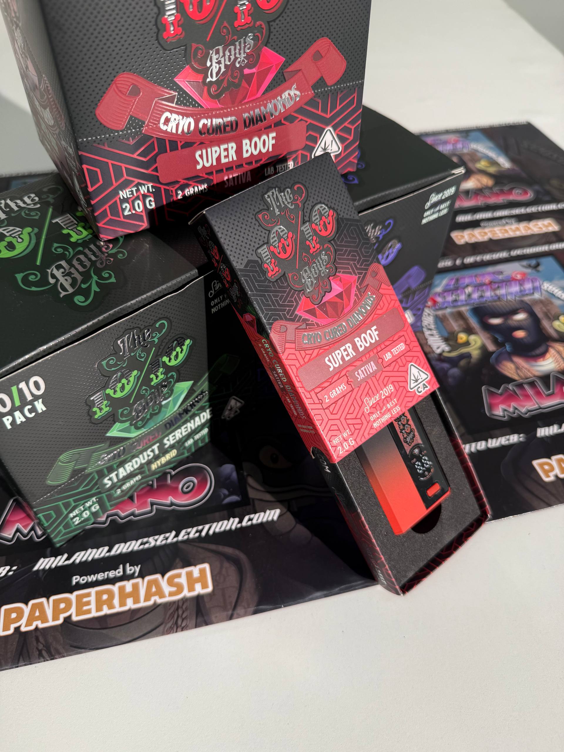 Vape T.H.C. 90% The 10/10 Boys Cryo Cured 2gr - SUPER BOOF