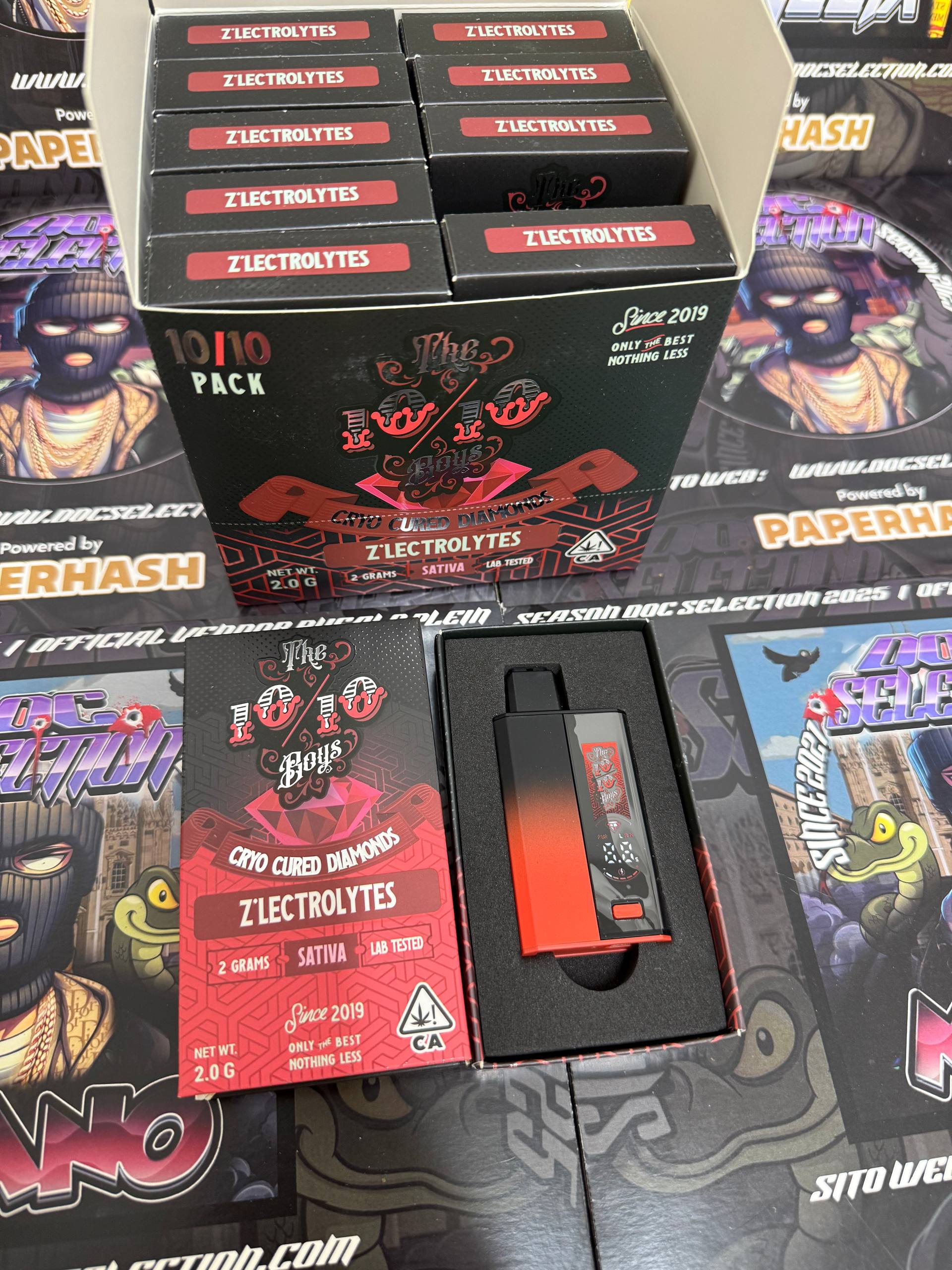Vape T.H.C. 90% The 10/10 Boys Cryo Cured 2gr - Z’ELECTOLYTES