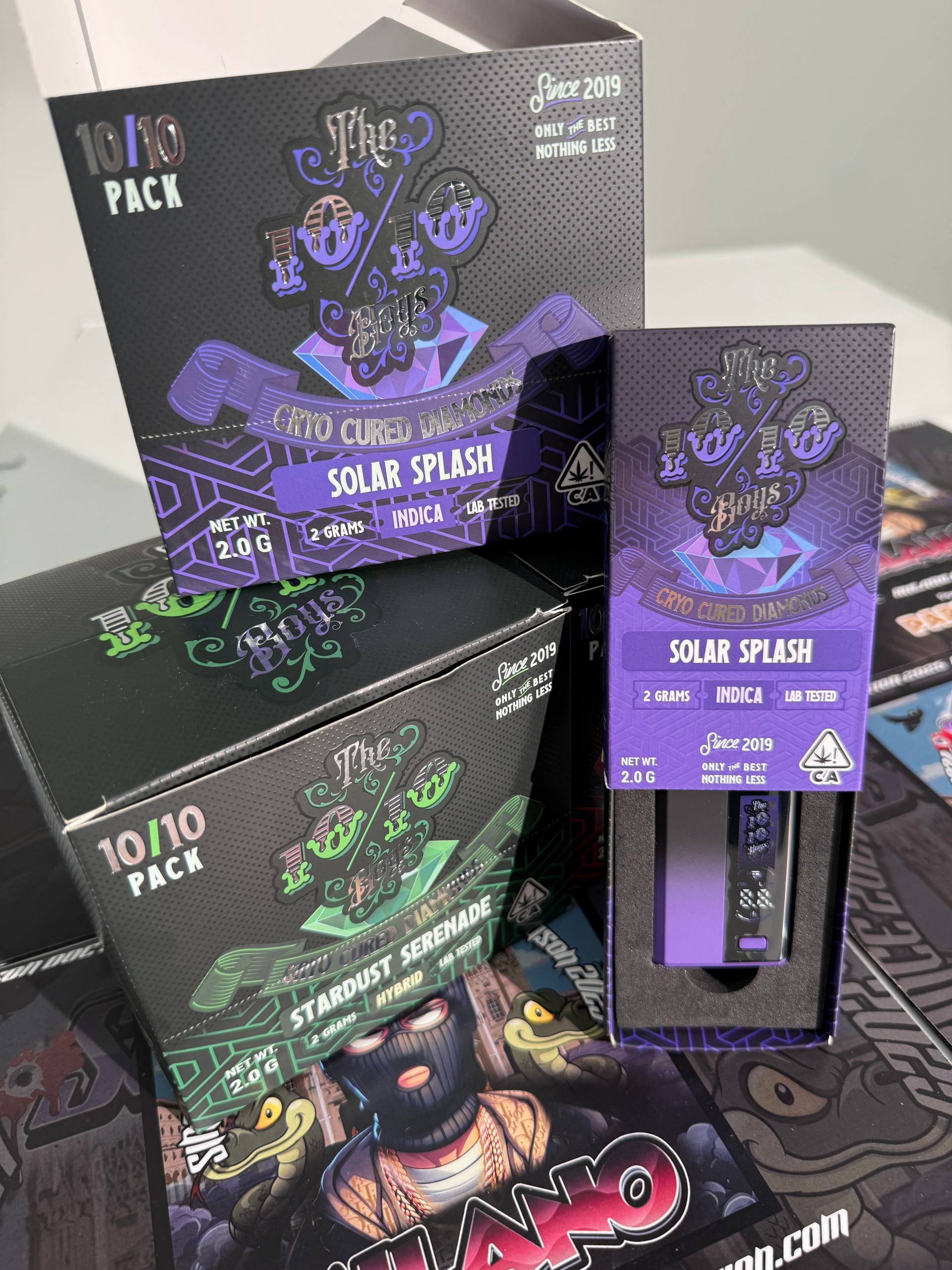 Vape T.H.C. 90% The 10/10 Boys Cryo Cured 2gr - SOLAR SPLASH 