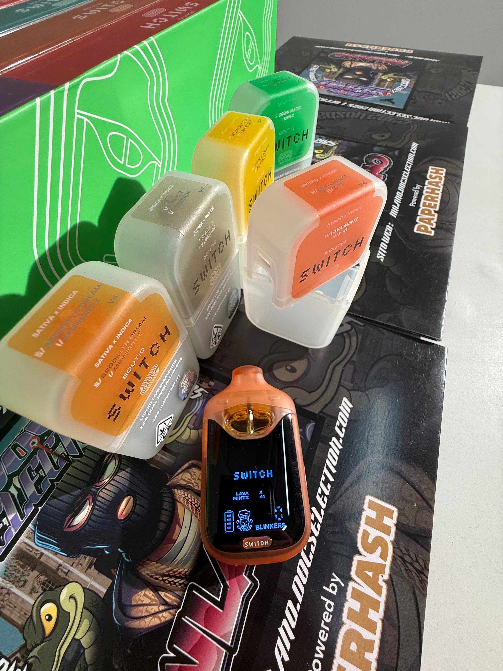 Vape T.H.C. 90%  Switch Boutique 2gr - LAVAMINTZ & X41