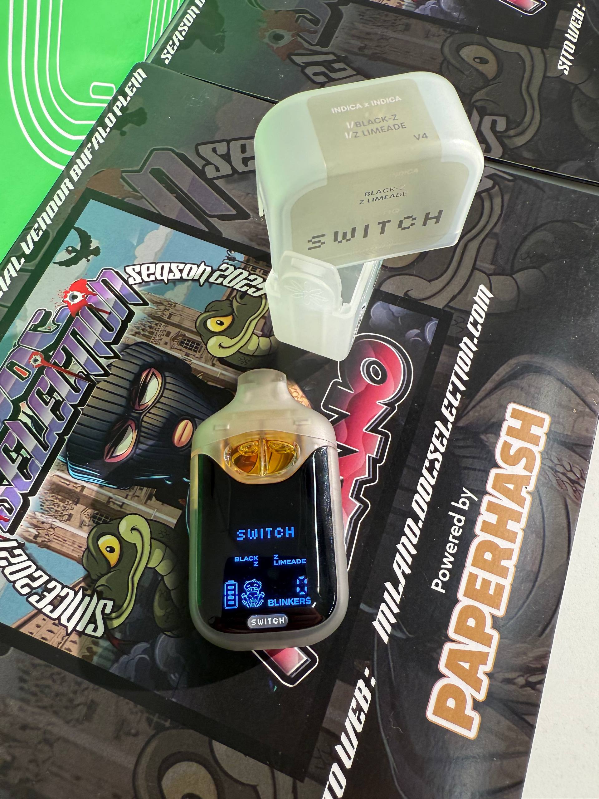 Vape T.H.C. 90%  Switch Boutique 2gr - BLACK-Z & Z-LIMEADE
